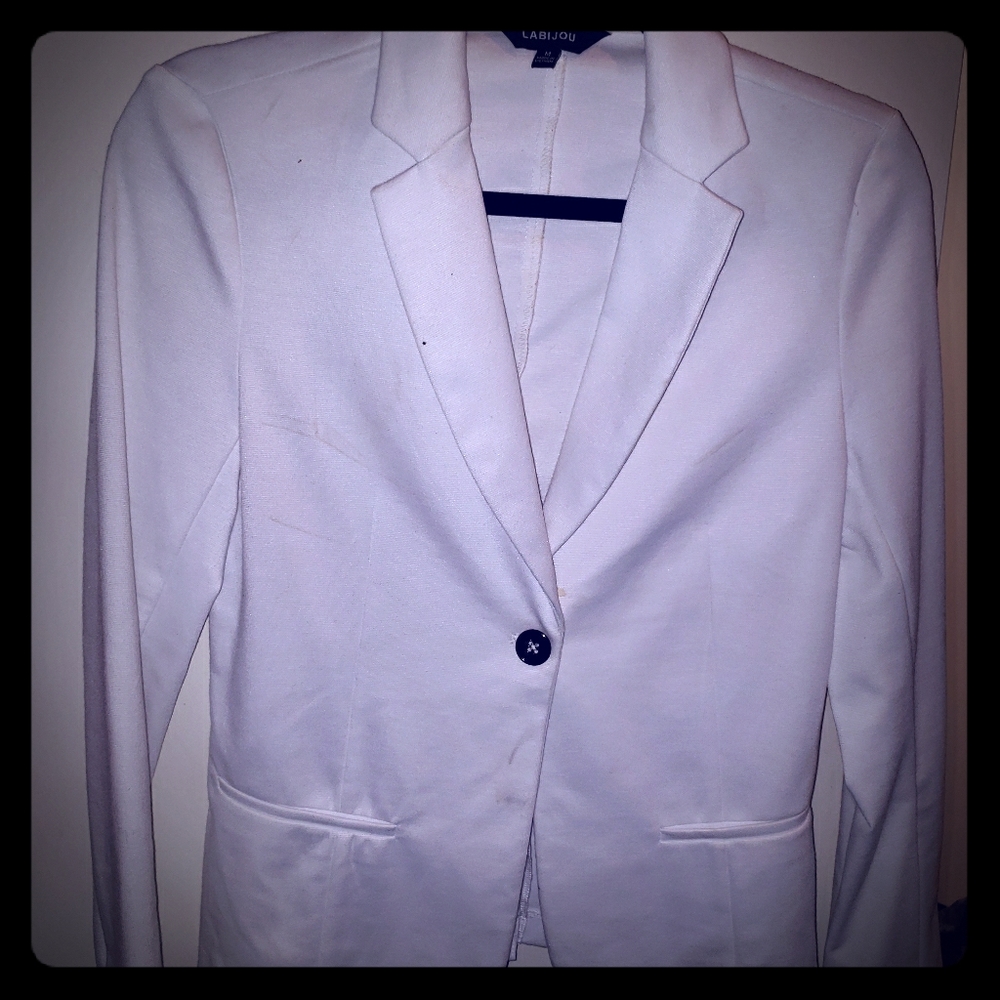 White blazer